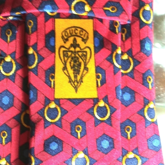 🆕 !!!!!!!SOLD!!!!!!! Authentic Gucci Silk Tie - Picture 5 of 6